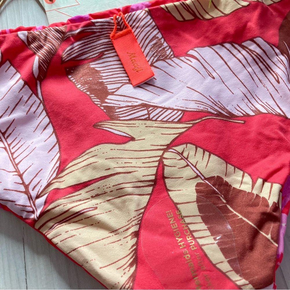 MAAJI 🌺 Cherry Blossom Floral Tropical Tab Side Bikini Bottoms 🏝️⛱️ - Picture 7 of 9